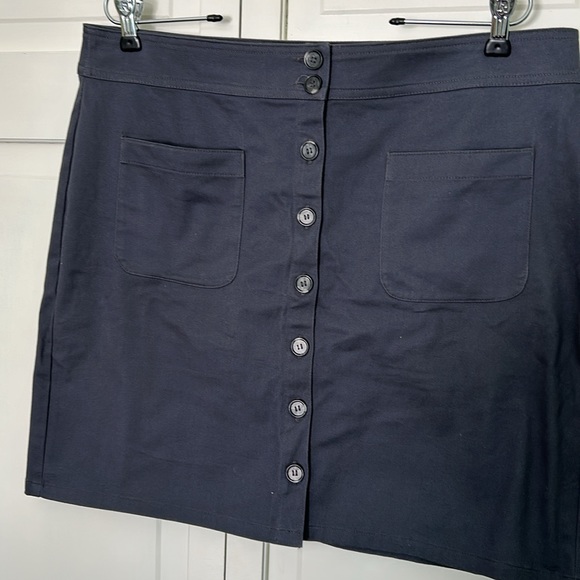 NWT Loft Outlet Grey 14 Petite Skirt - Picture 2 of 8